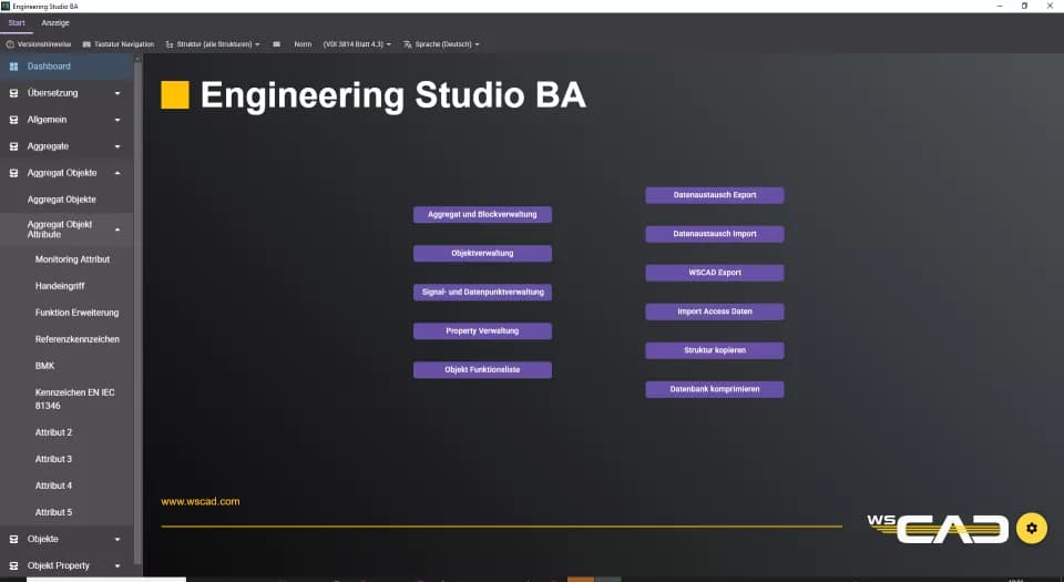 Engineering Studio BA — Datenpunkt-Manager fuer Gebaeudeautomation